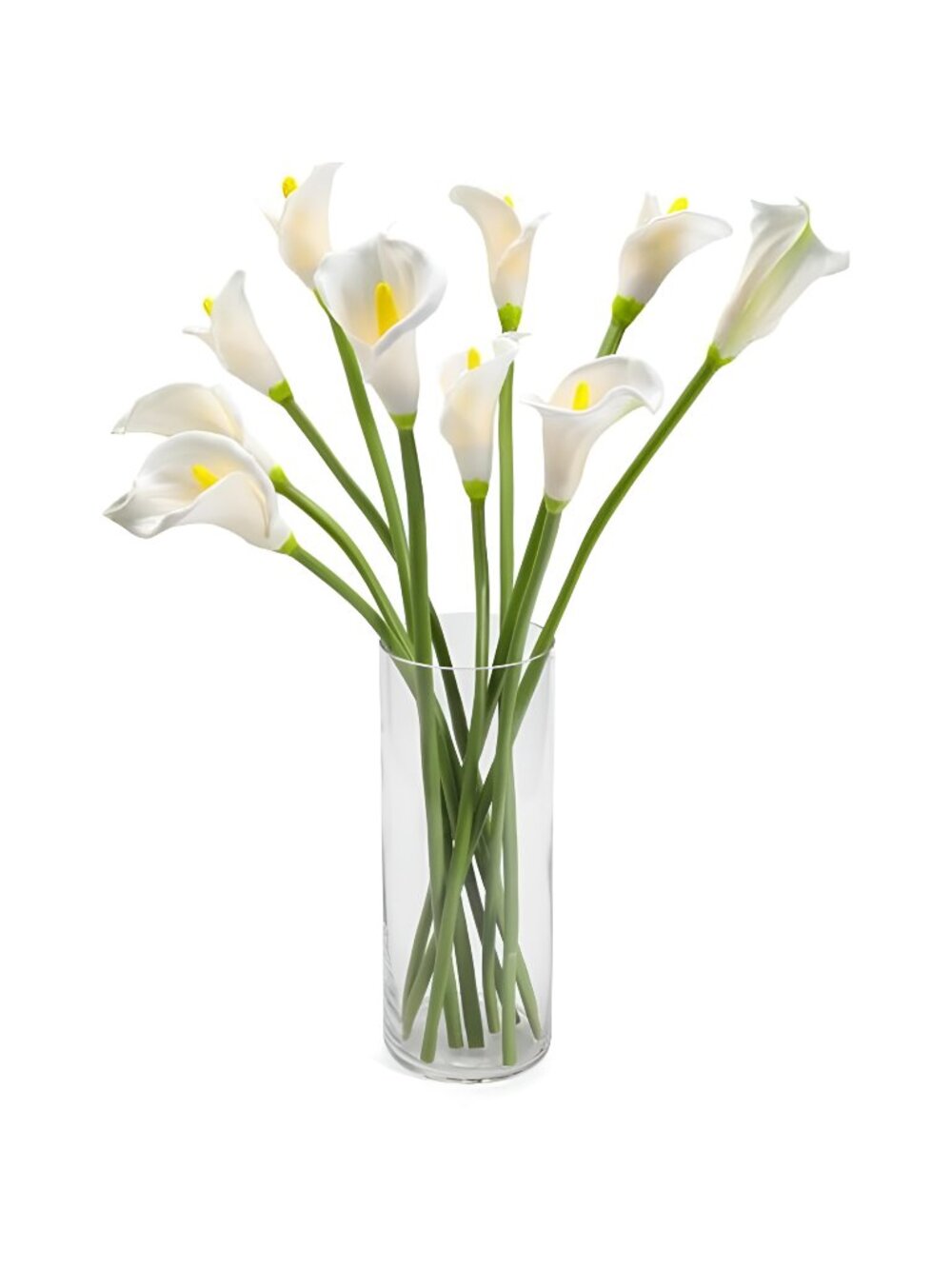 10pcs Calla Lily Artificial Flowers,26" Real Touch Long Stem Faux Calla Lilies